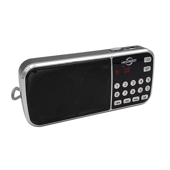 Multifunctional Digital MP3 Pocket Speaker AM/FM Radio Bluetooth/USB/SD/AUX BLK - Picture 1 of 5